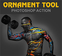 极品PS动作－装饰艺术(含高清视频教程)：Ornament Tool Photoshop Action